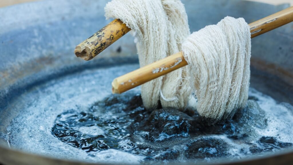 dyeing wool