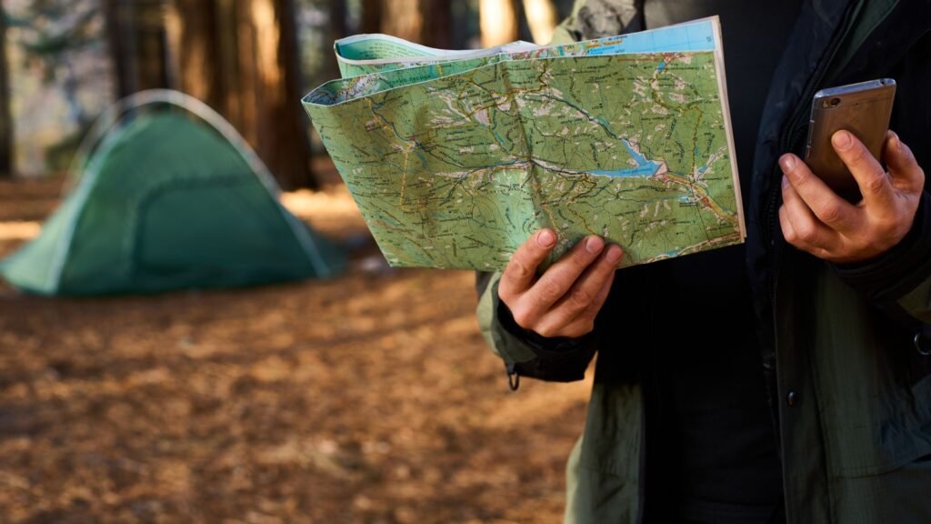 Man Holding a Map