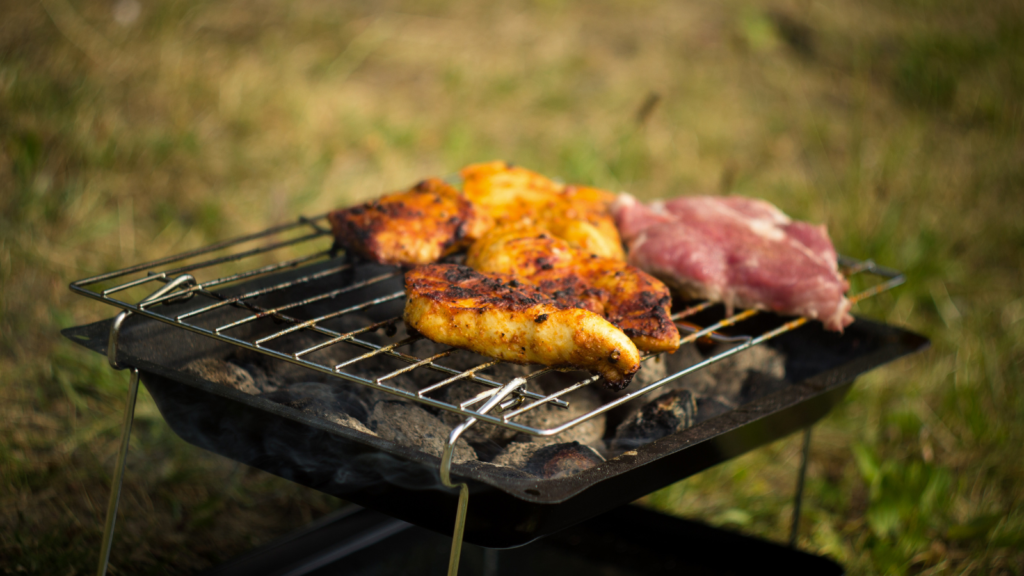 Cooking outdoors