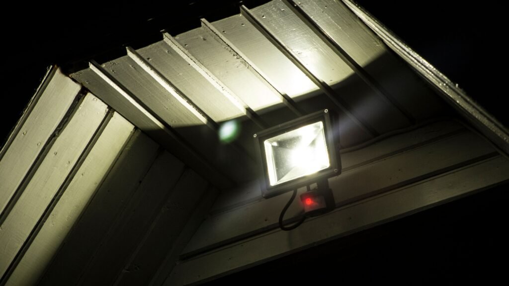 Solar light with motion sensor