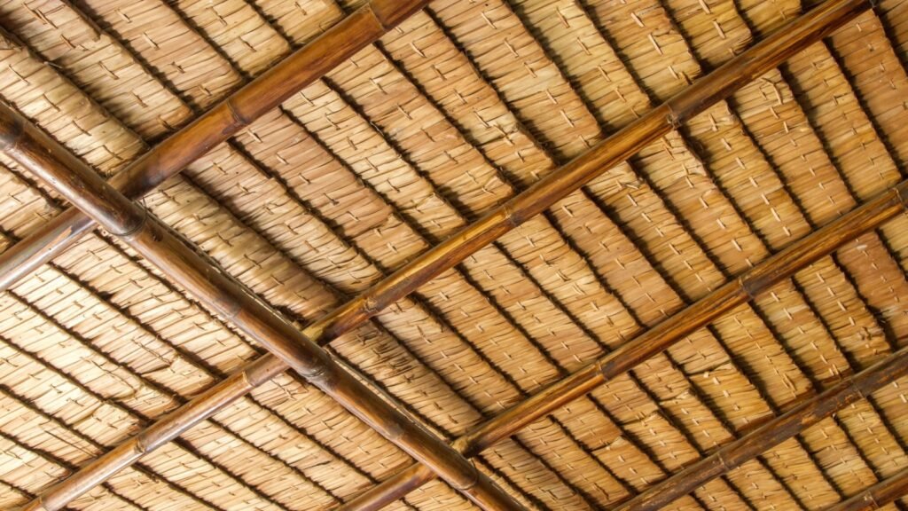 bamboo roof
