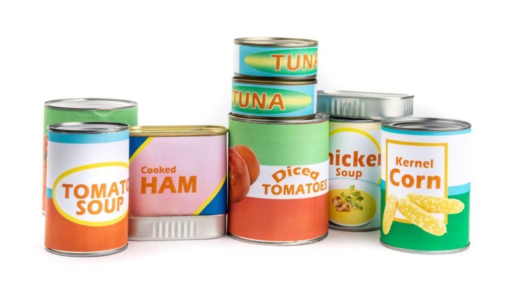 generic canned goods
