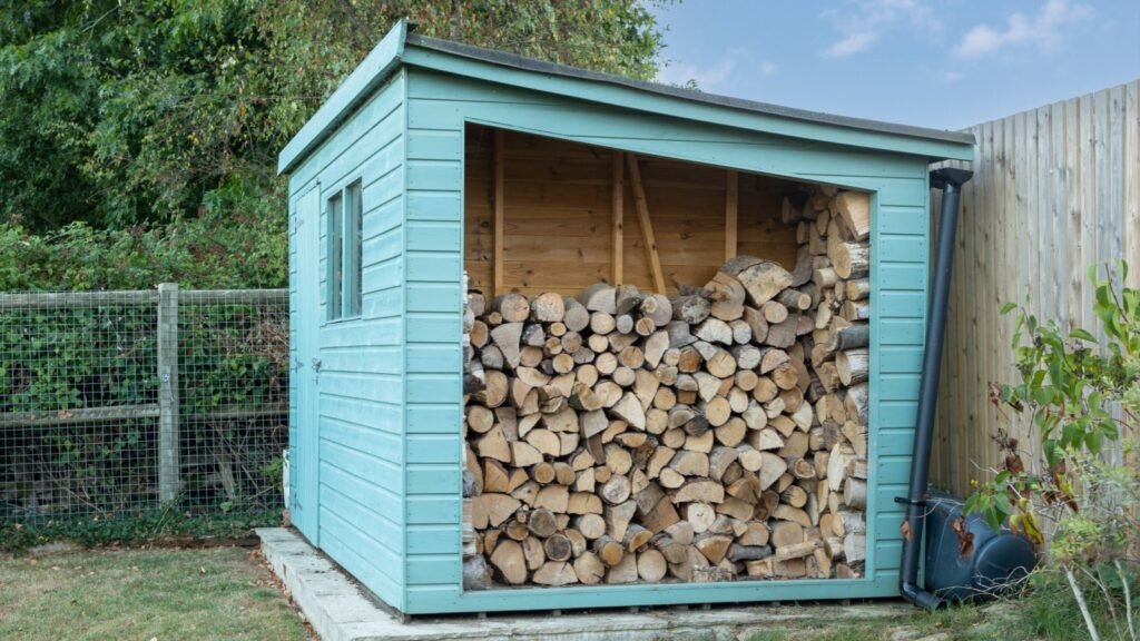 firewood storage
