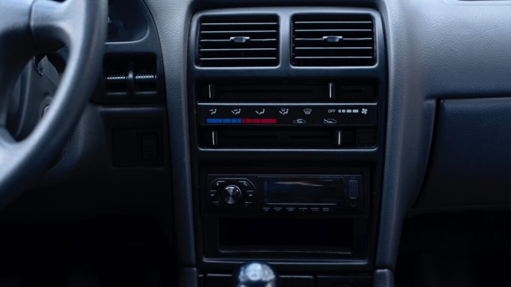 classic car interior
