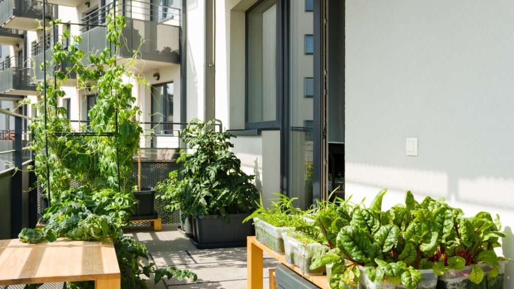 Garden in balcony