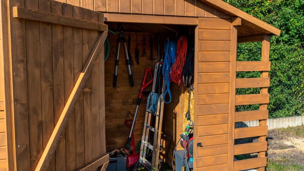 Keep Tools and Ladders Locked Away in Sheds