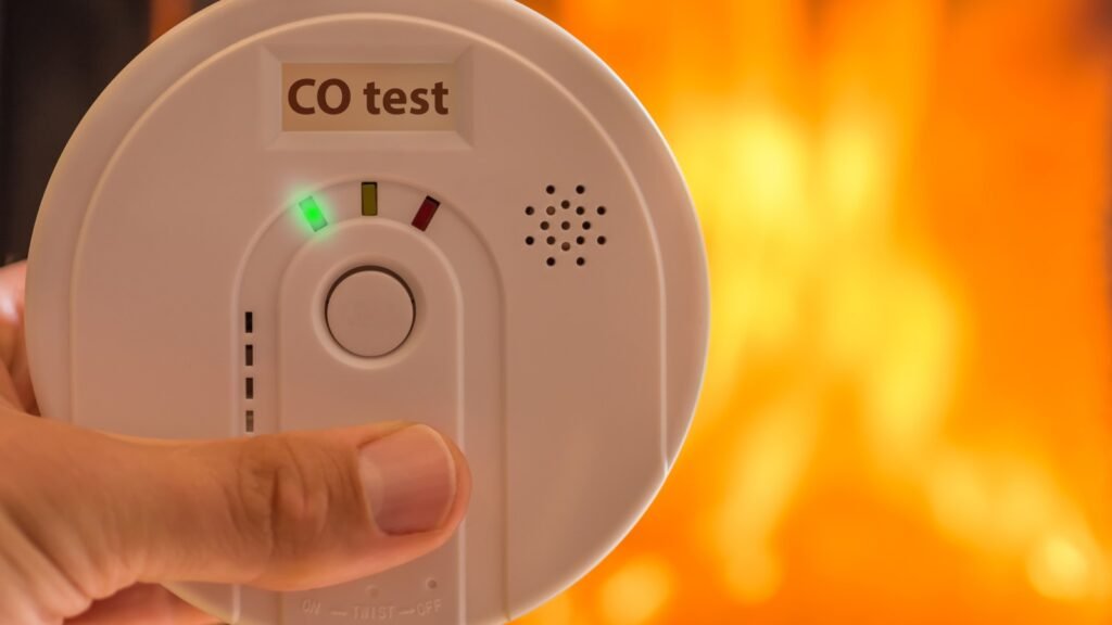 Battery-Powered Carbon Monoxide Detector