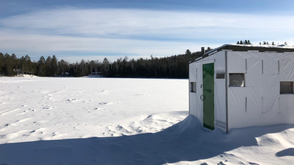 ice fishing house