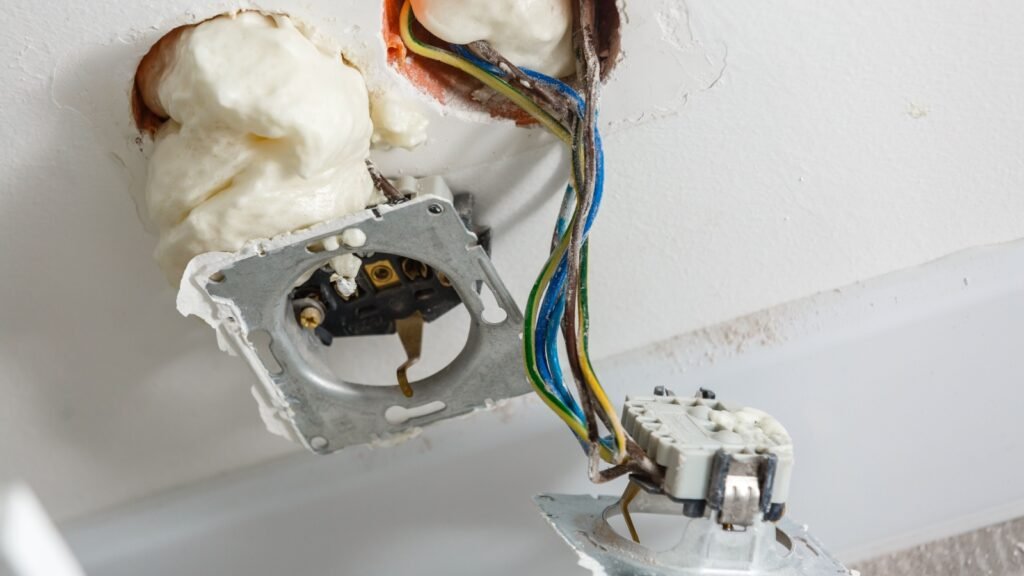 insulated foam electrical outlet