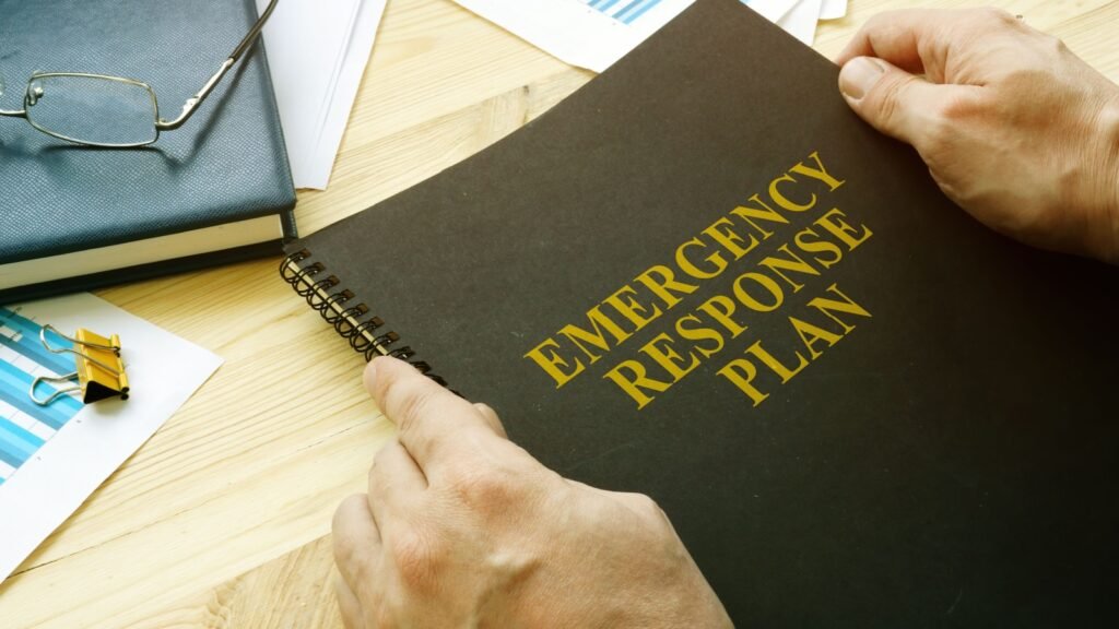 reviewing emergency response plan