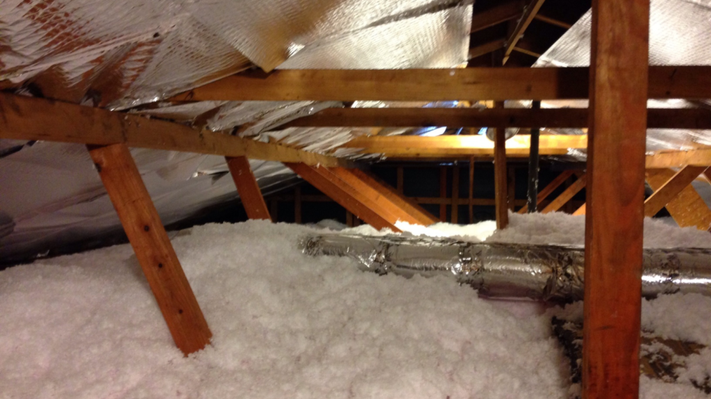 attic insulation radiant barrier