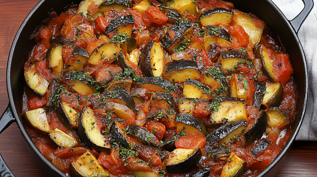 ratatouille in a dutch oven