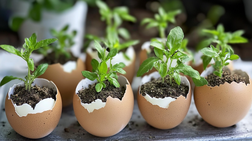 Eggshell Seed Starters